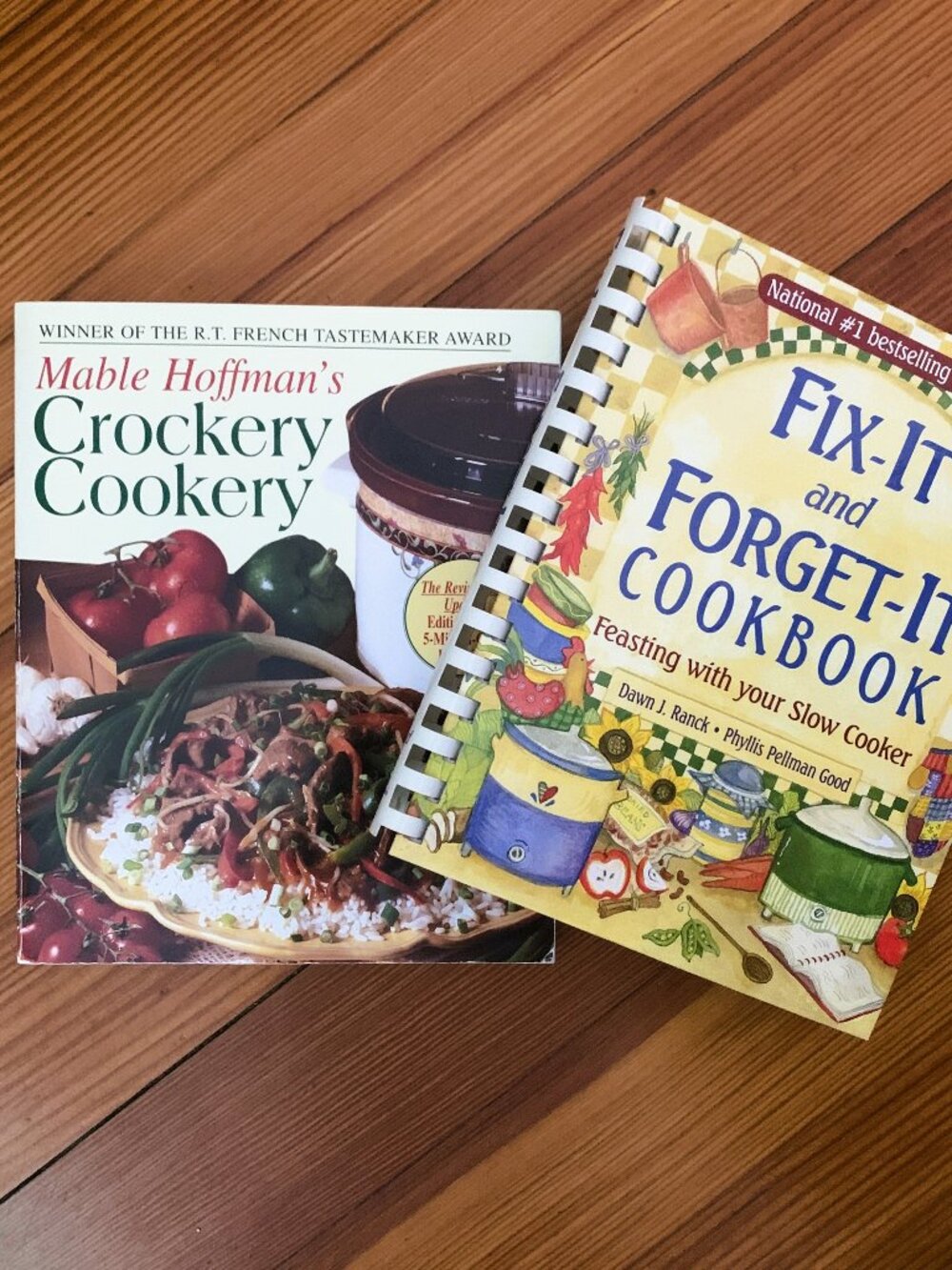 Crockpot & Slow Cooker Cookbook Set (2 Books) Vintage/Y2K Favorites